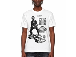 Rockinstone Scarface Movie Tonyonmoney White Adult T-shirt Size:xl