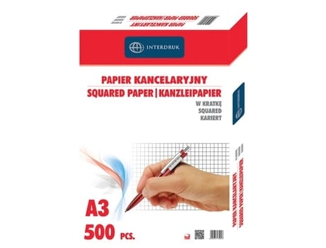 Papel De Escritório A3, 500 Folhas Interdruk