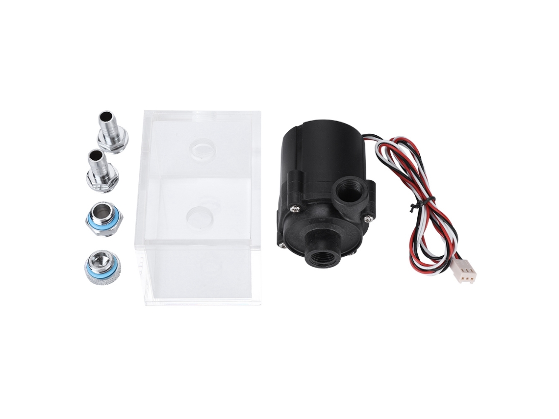 Kit De Refrigeração À Água Para Computador Diy: Bomba De Reservatório Mini Para Cabeça De Pagode