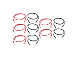 5set Cabo de Teste com Plugue Banana 4mm para Testes Elétricos Peças Automotivas 30vac‑60vdc 19a