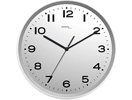 Relógio de parede analógico de plástico Techno Line WT8500, 30 cm de diâmetro