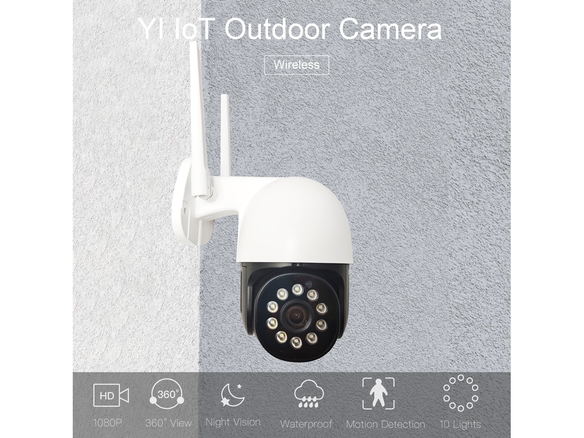 Câmera De Segurança Residencial Com Suporte De Parede, Monitor Bebê 2mp Hd Wifi Sem Fio, Áudio Bidirecional, Visão Noturna, Compatível Com Alexa