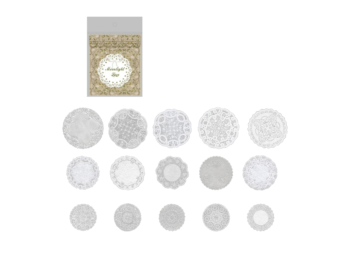 30 Pegatinas De Encaje Pet Transparentes Para Diarios, Scrapbooking Y Álbumes De Fotos Tipo 2