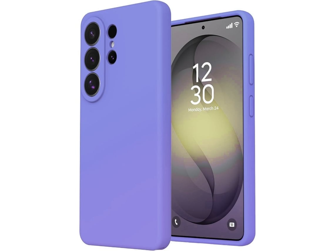 Capa Para Samsung Galaxy S24 Plus Roxo Claro Spqment