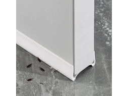 Lurelia Corta-vento Inferior Para Porta Dupla Face Pvc 96 Cm 1 Cm 4,8 Cm Parte Inferior Impermeável