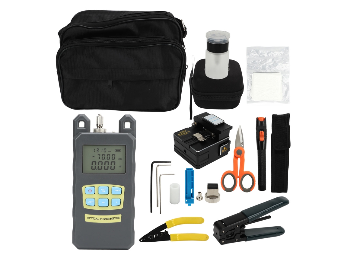 Kit De Reparo De Fibra Óptica E Medidor De Potência Óptica
