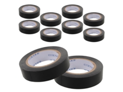 Fita Isolante Fina De Pvc Preta Nuobesty, 15m, 10 Unidades, Resistente Ao Calor, Para Fios Elétricos Automotivos E