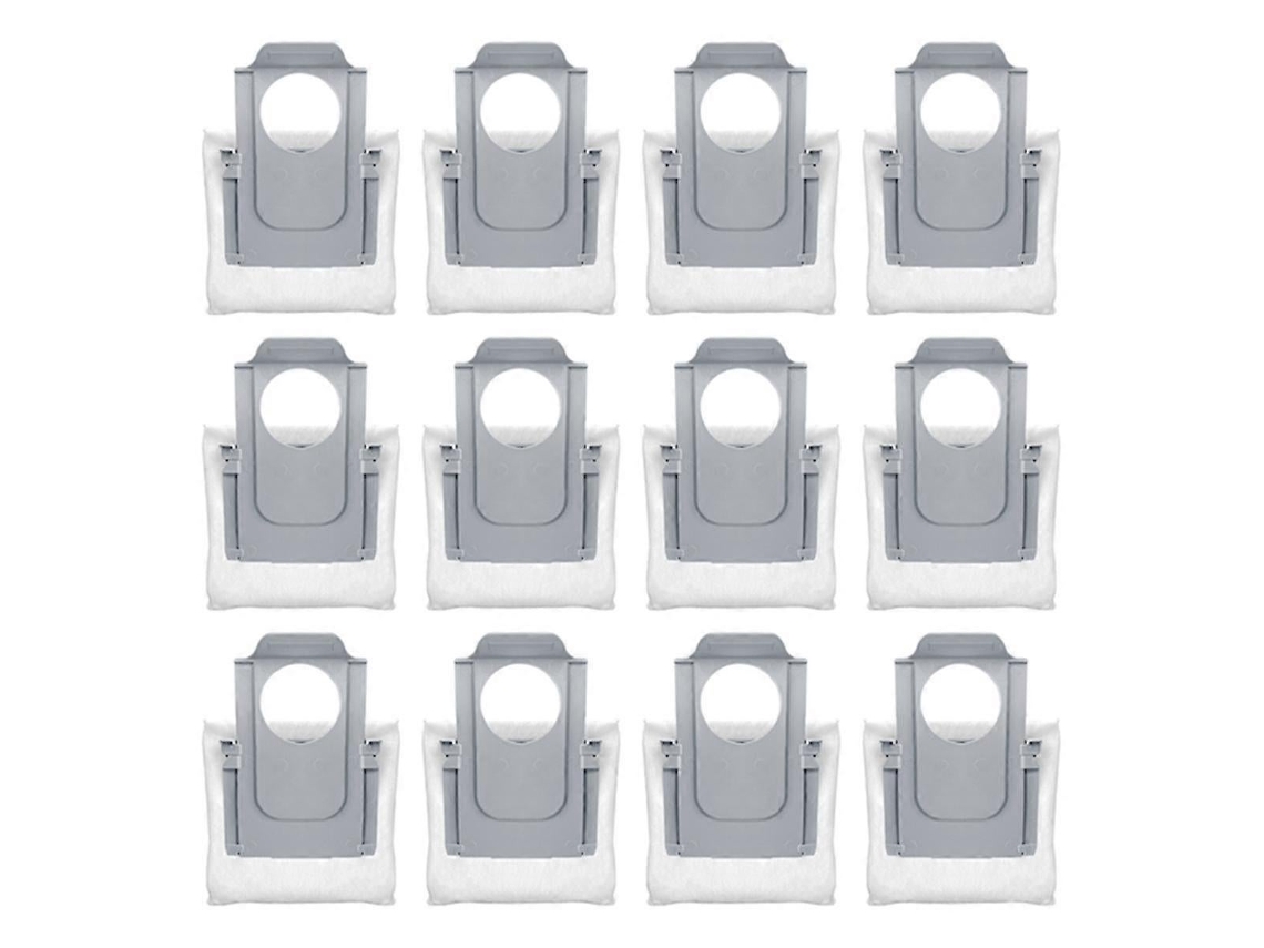 Conjunto De 12 Sacos Pó Para Aspirador Robô Q Maxv / P10 Pro Peças Reposição Pó. Tuotuo