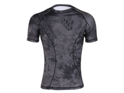 Camisa de Manga Curta Business Camuflagem Python S/MARCA