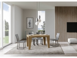 Mesa de Jantar Extensível 90X140/244 Cm Naxy Carvalho Natural