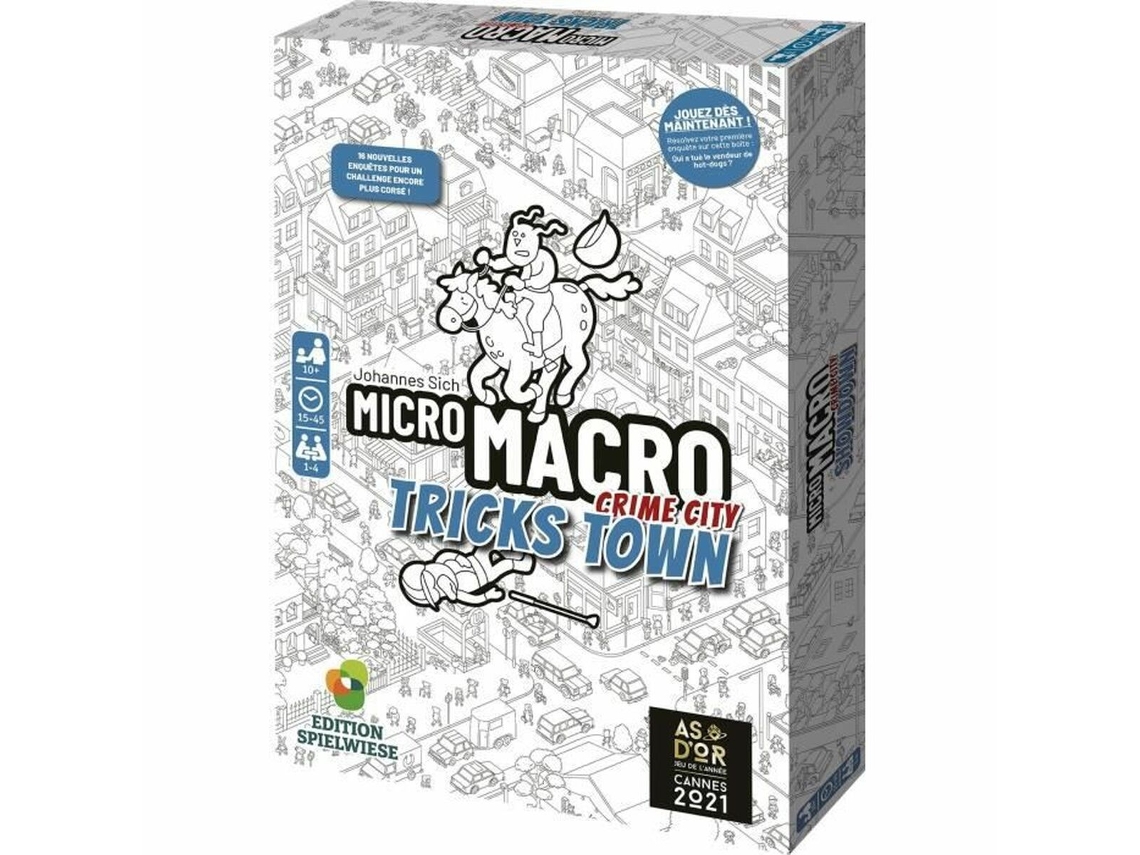 Jogo de Mesa BLACKROCK Micro Macro: Crime City Tricks Town