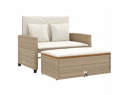 Garden Sofa, Garden Sofas Vidaxl Bege Rattan / Vime (n/a)