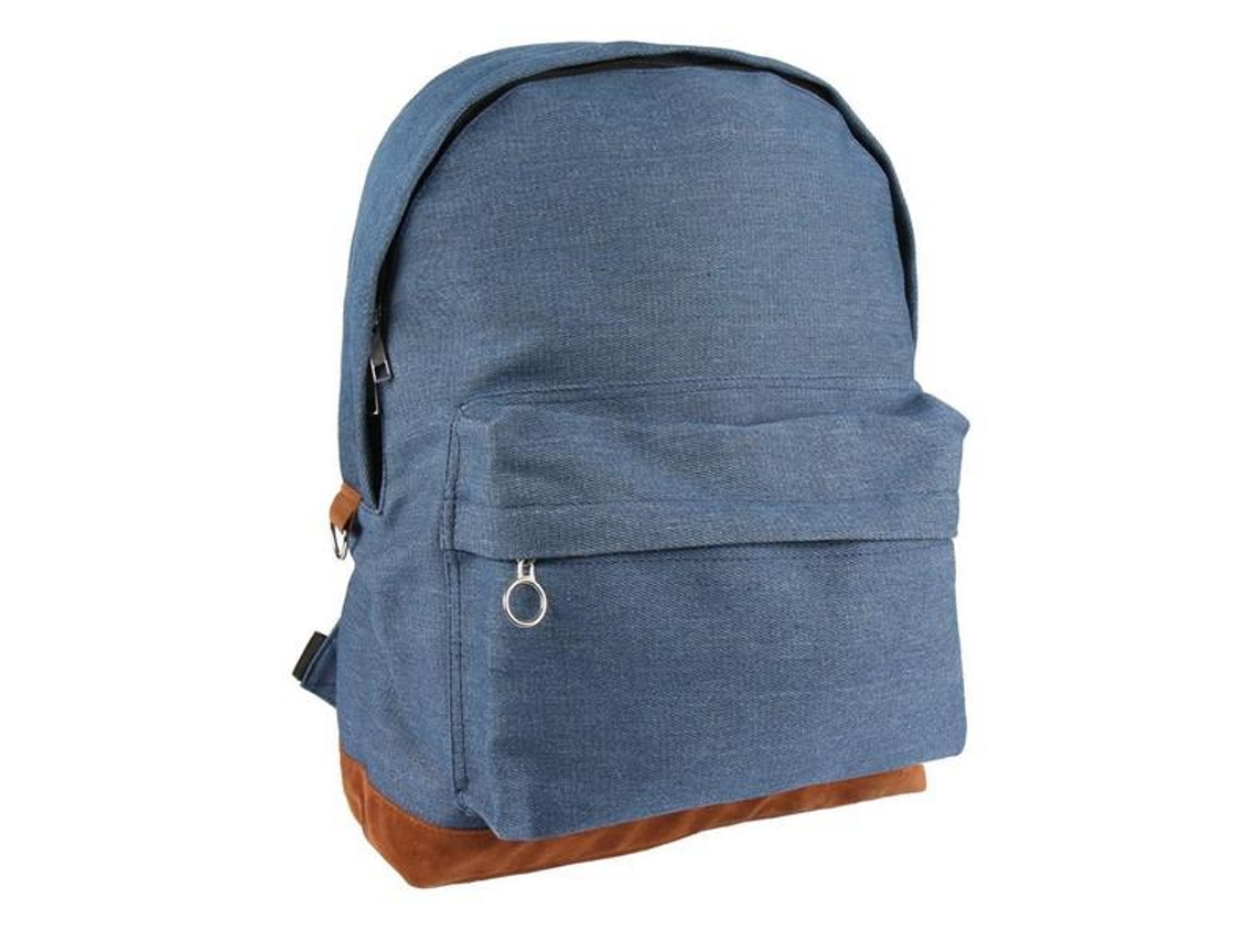 Mochila Casual Denim Patch