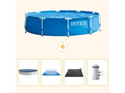 Intex Piscina Com Estrutura Redonda - 366x76 Cm - 5-peças S40