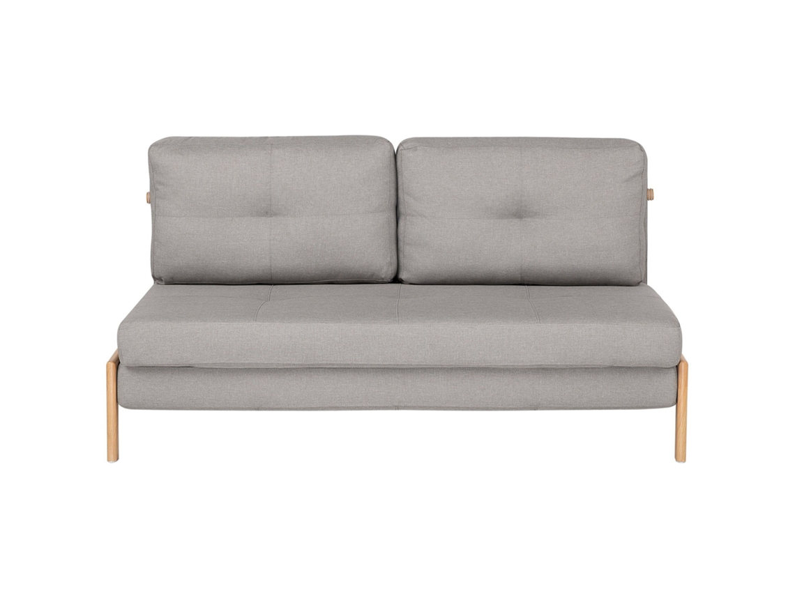Sofá Cama Beliani Edland De Tela Gris 152x94x76