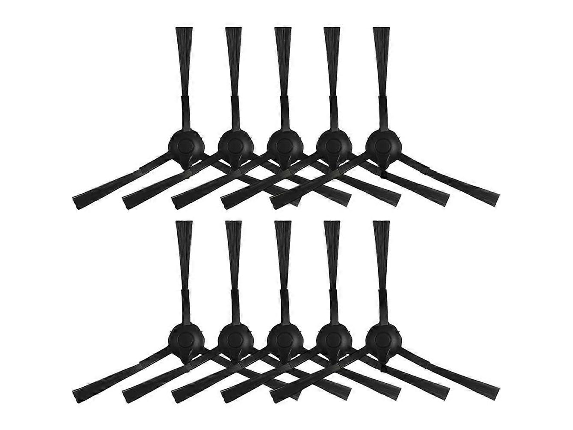 Conjunto De Escovas Laterais De Substituição Para Aspirador Robô Medion X50 Md 20004 - Peças Para Limpeza De Cantos E Bordas