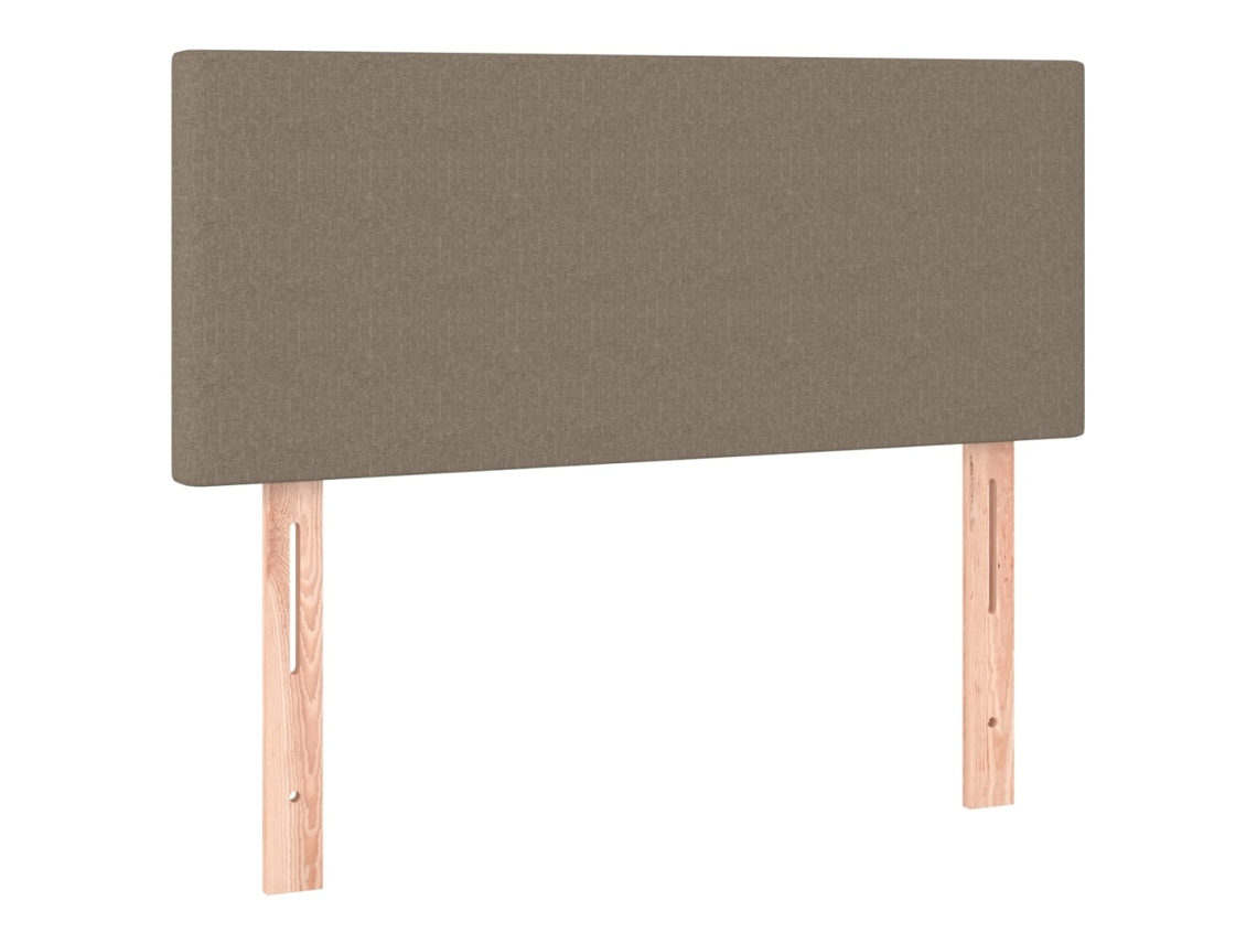 Cabeceira de Cama em Tecido 100x5x78/88 cm Cinzento Acastanhado MAISON EXCLUSIVE