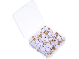 Conjunto De 300 Tachinhas Ferro Branco Healeved Com Design Em Tons Suaves, Ideais Para Escritório E Artesanato