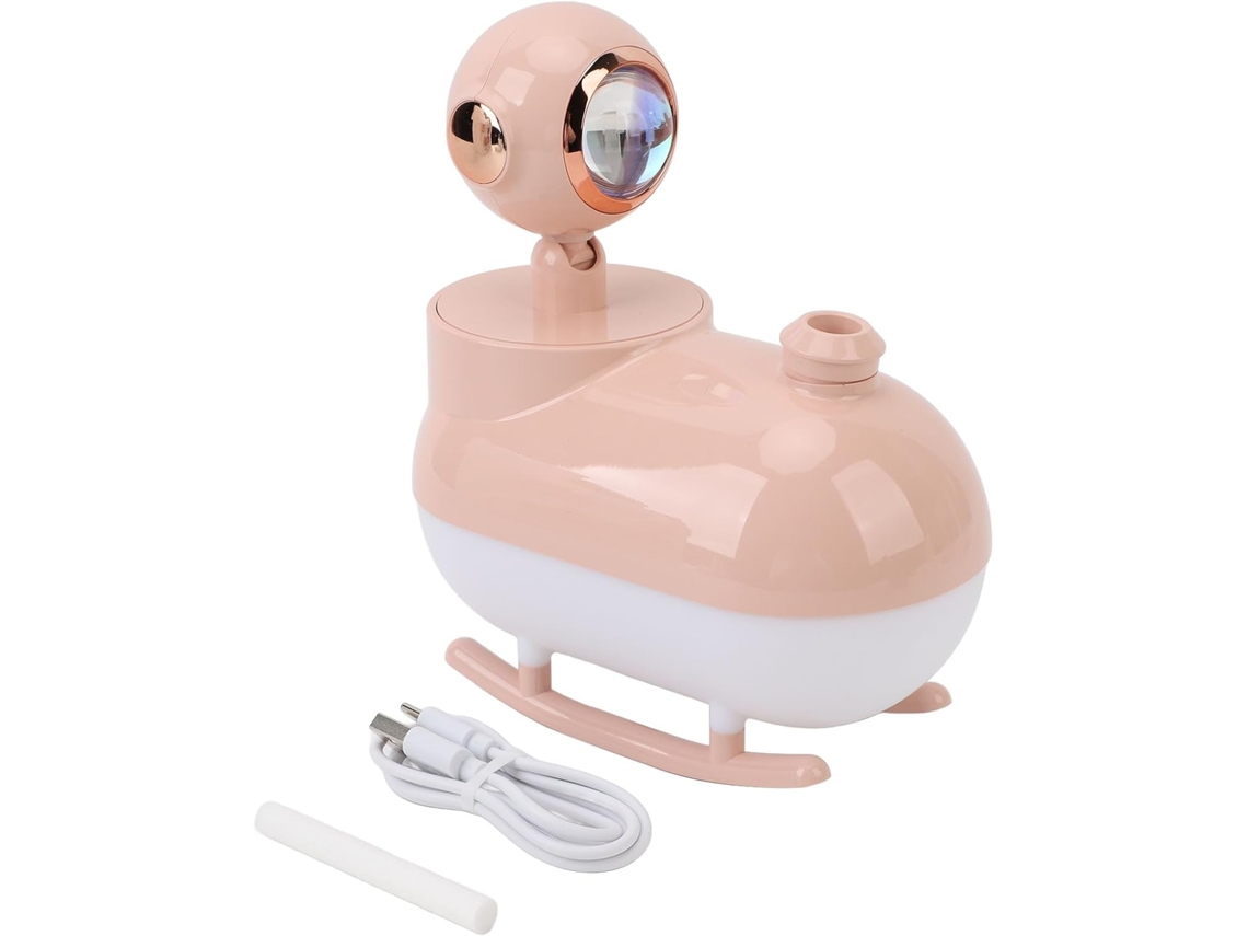 Mini Umidificador Portátil E Silencioso Com Óleos Essenciais Para Casa Escritório, 300 Ml (rosa)