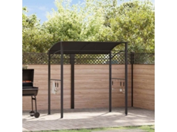 Vidaxl Gazebo De Churrasco 215x150x220 Cm Aço Antracite
