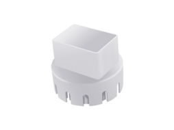 Adaptador De Calha De Drenagem Laxiscreed Branco 2x3 Polegadas Para Conexão Com Cano De Drenagem Anders Online