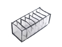 Organizador Dobrável Para Roupas Íntimas, Calcinhas, Sutiãs, Gaveta De Armazenamento, Preto, 11 Alças Olysi Shop