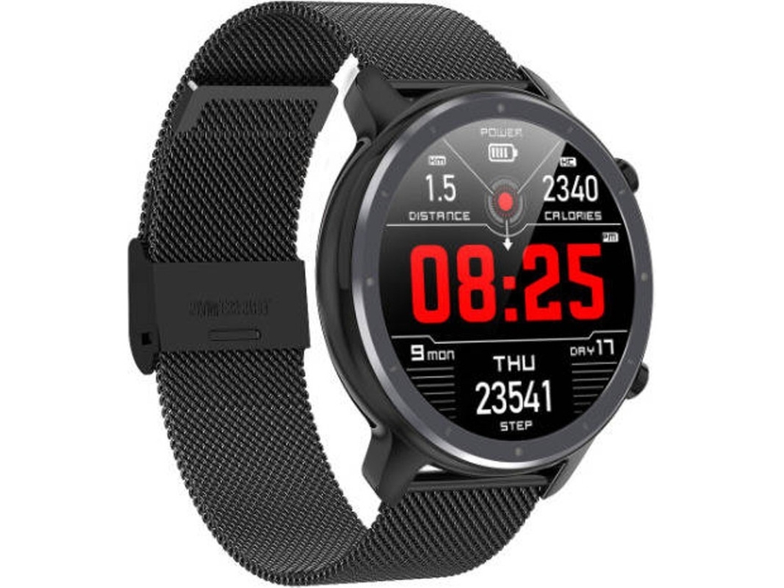 Relógio Masculino Esportivo Smartwatch À Prova Dágua Ip68 1.3 Fitness Pulseira Monitor de Pressão Arterial Pedômetro Para Ios Android Bestvite (Preto)