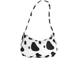 Bolsa Moderna Com Estampa De Vaca - Bolsa Feminina Estilo Nuvem, Bolsa De Ombro Estilo Diabo
