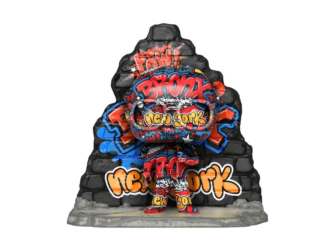 Figura Funko MARVEL Stan Lee Graffiti Deco Us Exclusivo Pop! Deluxe