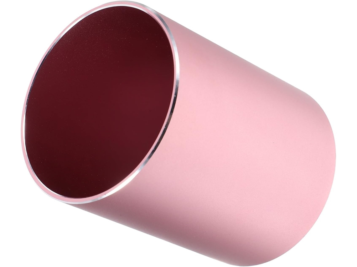 Organizador De Canetas Moderno Em Liga Metálica Rosa Proteção Da Mesa, Porta Canetas, Capacidade De Armazenamento