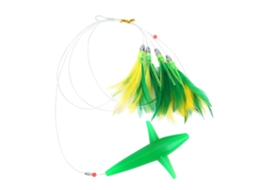 Isca Artificial Schwertfisch Feather Tuna Verde