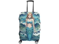Capa para Mala Blue Waves Squama Resistente S/MARCA