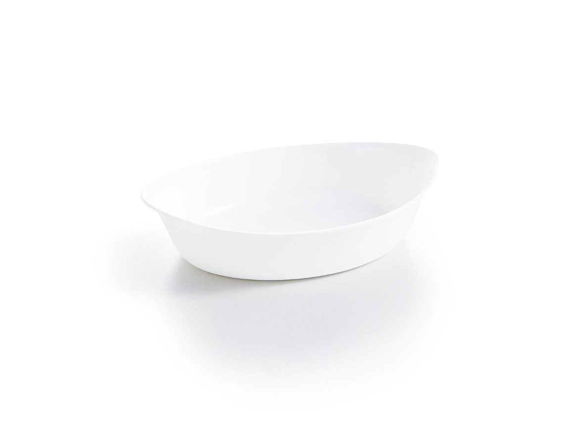Travessa para Forno LUMINARC Smart Cuisine Ovalada Branco Vidro (25 x 15 cm)