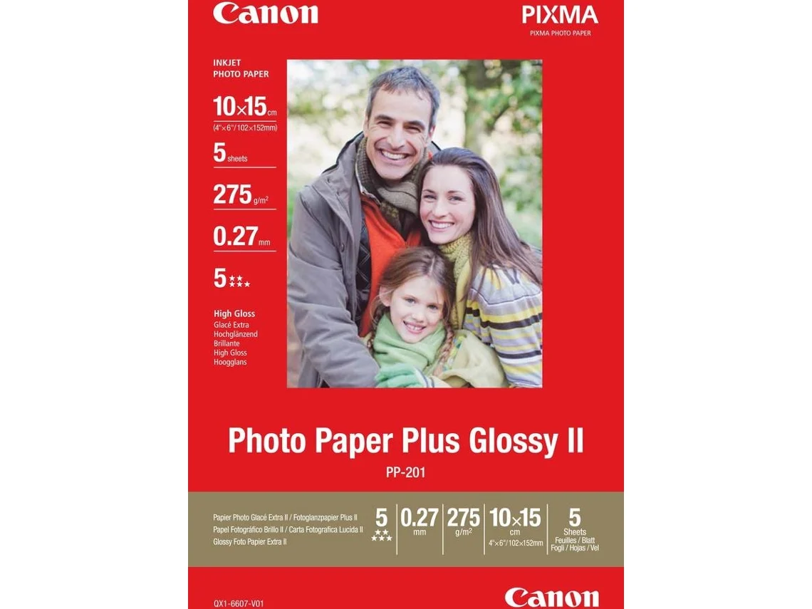 Papel Fotográfico CANON PLUS PP-201