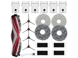 Kit De Acessórios Para Aspirador Robô Yeedi M12 Pro+ Para Ecovacs Deebot T30s: Escova Lateral Principal, Panos De Limpeza, Filtros Hepa, Sacos De Pó.