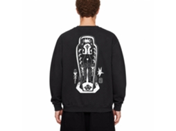 Rockinstone Sacred Womb Black Classic Sweatshirtdouble-sided Print Unique Designer Style