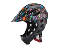 (preto) Capacete Infantil Ajustável Para Bicicleta Com Luzes Led, Adequado Para Patinetes, Bicicletas De Equilíbrio E Capacete Integral.