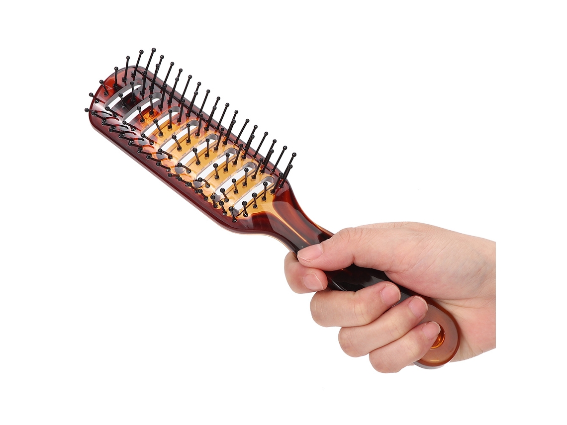 Escova De Cabelo Oca Com Dentes Largos (antiestática, Função De Massagem) Eoocoo