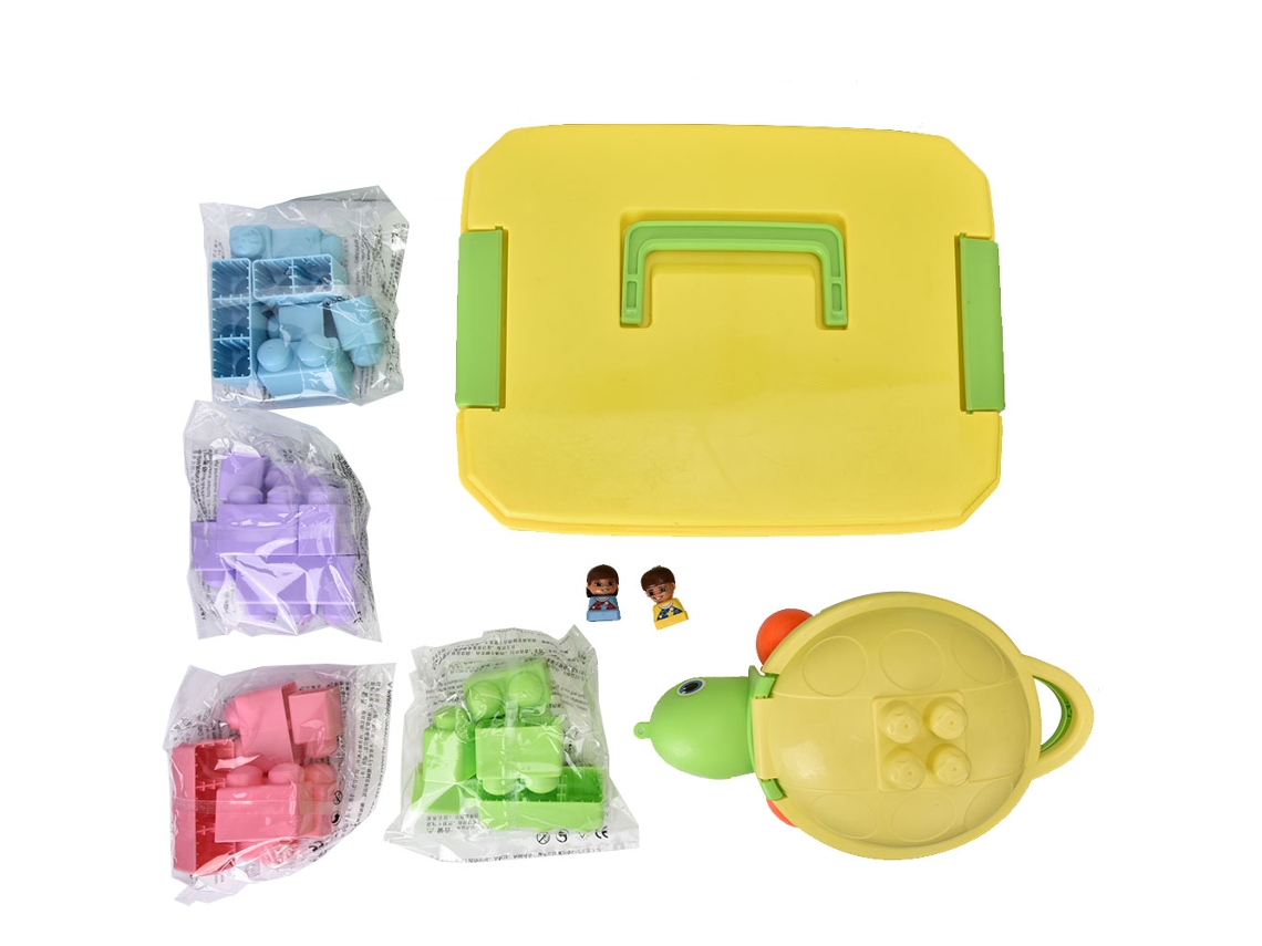 Bloques De Goma Suave Para Bebés E Crianças Brinquedo De Construção Educativo Precoce (tartaruga)