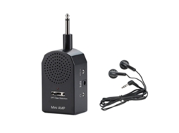 Amplificador de Fone de Ouvido Leve para Guitarra, Guitarra Elétrica, Baixo, Distorção, Timbre e Cor AQUAFORGE