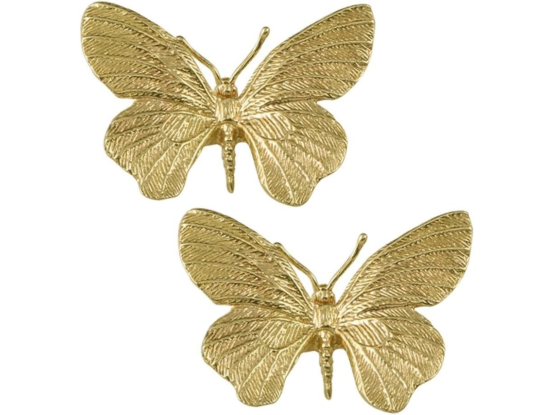 2-puxadores De Gaveta Em Latão Com Libélula Dourada, Alças Para Armário, Cômoda, Cozinha, Guarda Roupa, Móveis