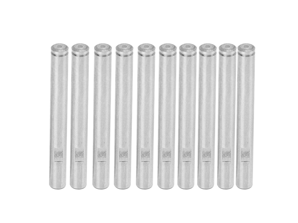 Conjunto de 10 peças de motor RC Eixo de aço inoxidável de 36,9 mm para drone, avião, carro, barco, modelo, acessório RC DIY