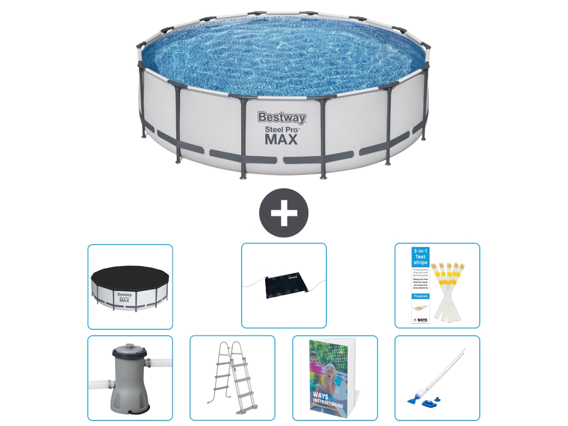 Bestway Piscina Bestway Steel Pro Max Redonda - 427x122 Cm - 8-peças S600