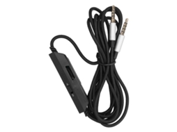 Cabo de Áudio Trançado com controle de volume e microfone para Logitech Astro A10 A40 CHABERLU