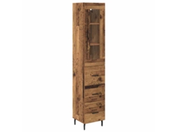 Conjunto 1 Buffet Vidaxl Castanho Derivados De Madeira (34,5 X 34 X 180 Cm)