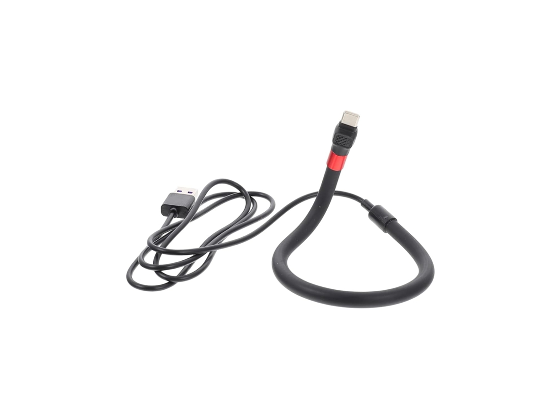 Cabo De Carregamento Tipo C Com Suporte Para Celular, Resistente E Durável Para Smartphones, Compatível Com Huawei, Preto. Gokoco