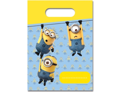 6 Sacos Festa Lovely Minions