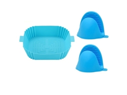 Tigelas De Silicone E Luvas Para Fritadeira
