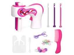 Walshlxq ferramenta de Trançado Infantil Diy, Acessórios de Vestuário para Meninas, Brinquedo Trançador de Cabelo para Jogos em Casa