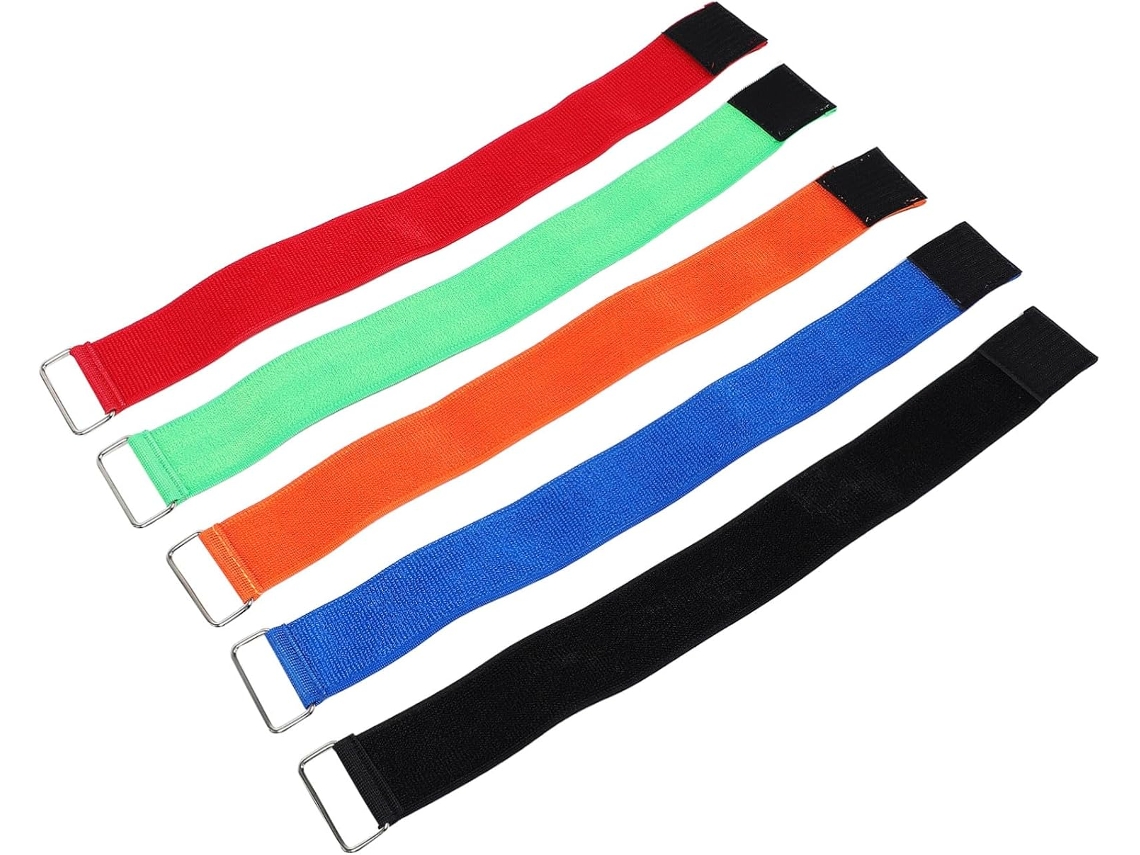 Abaodam Conjunto De 5 Faixas Elásticas Para Corrida Três Pernas, Ideais Jogos Revezamento, Atividades Em Grupo